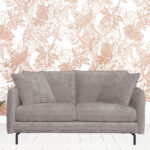 Canapé 2 places Modène beige déco vintage Athezza