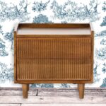 Chevet Kinara en bois déco vintage Athezza