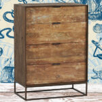 Chiffonnier Agra 4 tiroirs Athezza déco industrielle