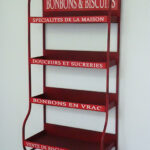 Etagère murale métal confiseur déco brocante Antic Line