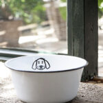 Gamelle émaillée Chien XXL déco rétro Ib Laursen