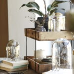 Rack deux plateaux modèle Unique déco brocante Ib Laursen