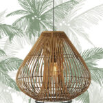 Suspension bambou déco naturelle Athezza