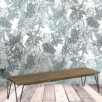 Table basse rectangulaire Simon orme et métal Athezza