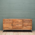 Buffet Rovery 2 portes 3 tiroirs déco atelier Chehoma