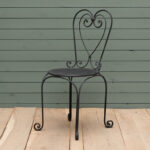 Chaise métal noire Isaure Chehoma déco campagne