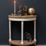 Console demi lune Kristina déco campagne chic Chehoma