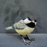 Mésange noire déco campagne Chehoma