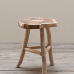 Tabouret extérieur en teck Luar déco montagne Chehoma