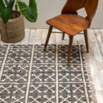 Tapis coton et jute Quadrillage Chehoma 120x180