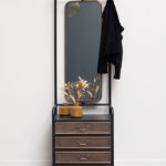 Vestiaire rangement et miroir Bonaparte Chehoma