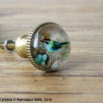 Poignée Oiseau pérché Réf.1 déco brocante Chehoma