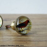 Poignée Oiseau pérché Réf.4 déco brocante Chehoma