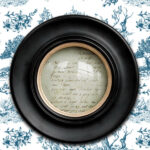 Cadre sorcière 18cm déco campagne Chehoma