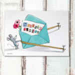 Carte postale Message Urgent Valérie Michaut