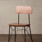 Chaise Carbon manguier métal Chehoma