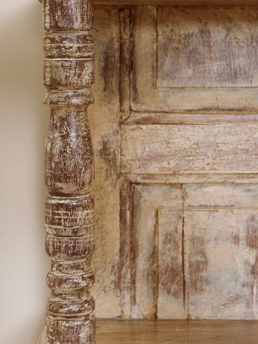 Etagère bois sculpté Salma déco brocante Chehoma – Image 3