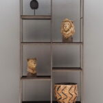 Etagère Marchiali et plateaux métal déco atelier Chehoma