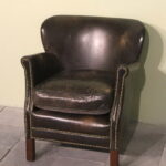 Fauteuil cuir Turner Camden déco brocante Chehoma