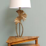 Lampe Fleur de Ginkgo aluminium déco de charme Chehoma