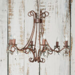 Lustre pampilles Amadeus déco brocante Chehoma