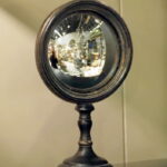 Miroir de sorcière sur pied PM déco brocante Chehoma