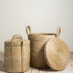 Set de 2 grands paniers ronds Kika Chehoma