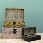 Set de 3 boites vintage déco vintage Chehoma