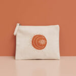 Pochette avec lune Terracotta Chehoma