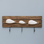 Porte-manteau baleines blanches Chehoma